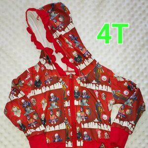 It/Pennywise Coat with Ruffles on bottom back Size 4T 4T